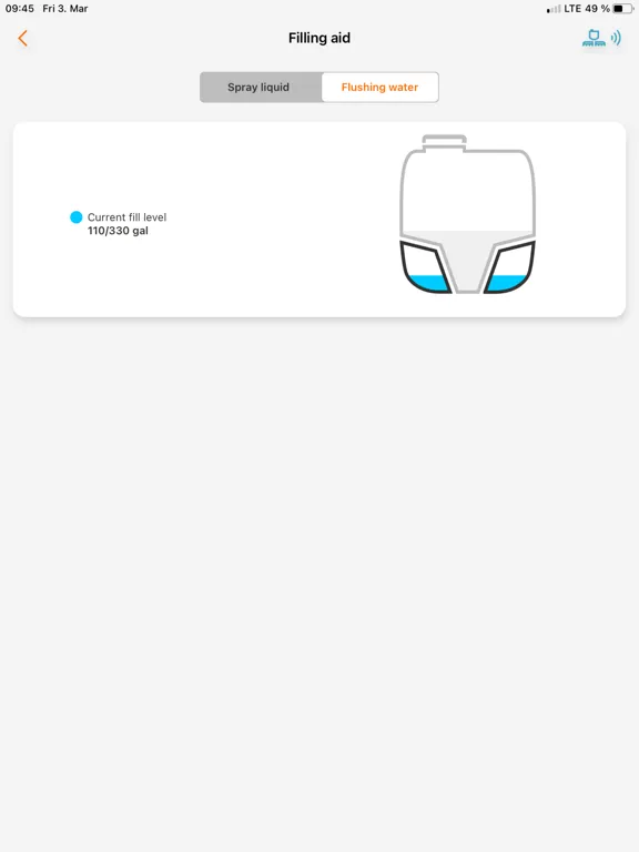 mySprayer iPad  Screenshots