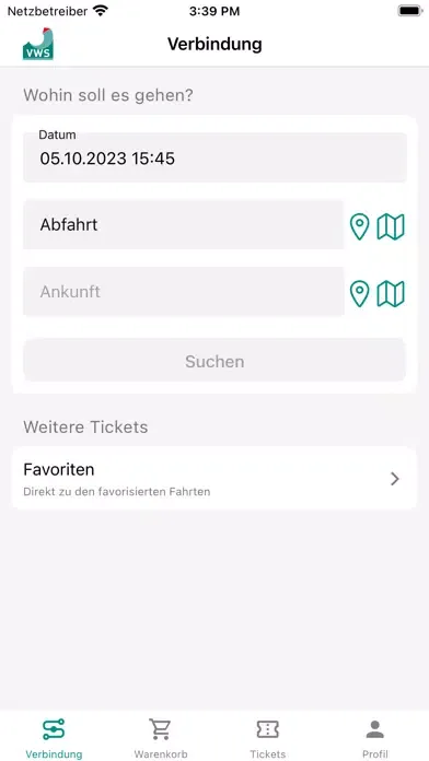 VWS Tickets应用截图