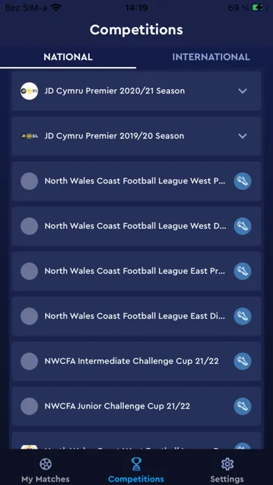 COMET Football سکرین شاٹس