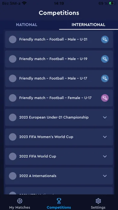 COMET Football سکرین شاٹس