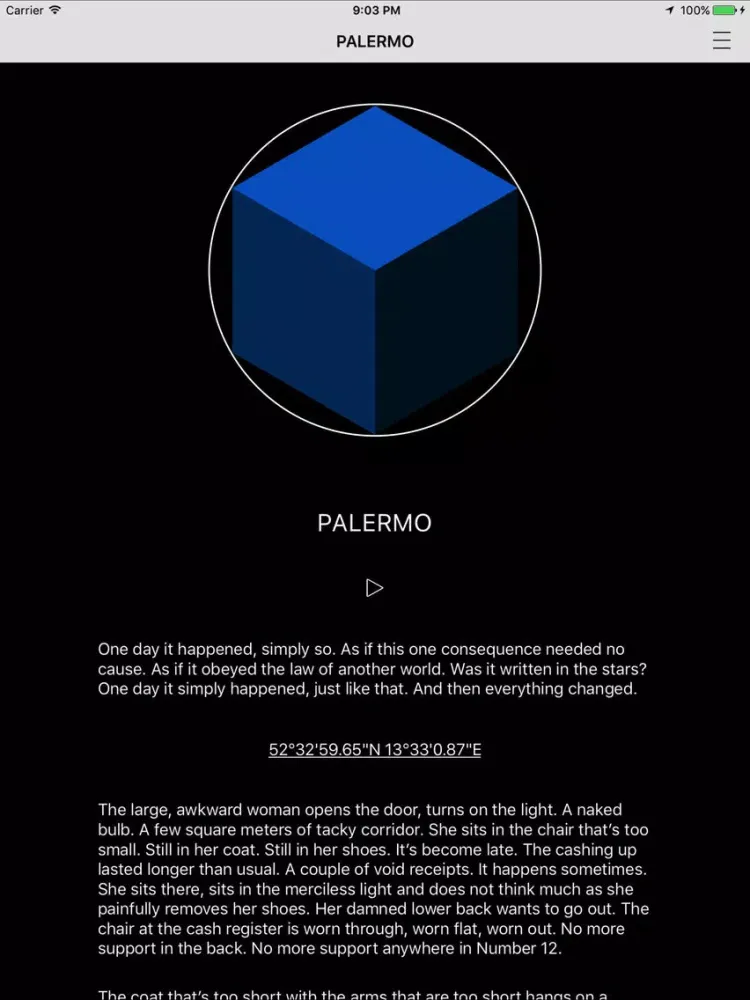 Capturas de tela do metatron­­­­ iPad 