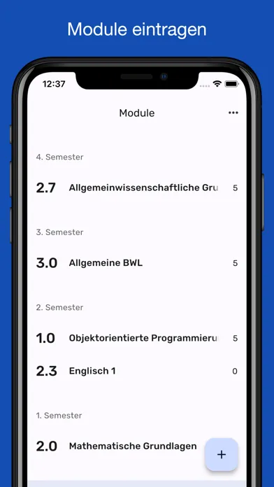 Studium Stundenplan 스크린샷
