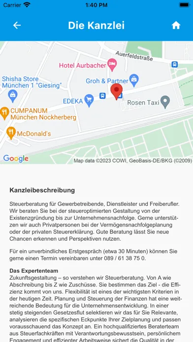 Aplus Steuerberater München سکرین شاٹس
