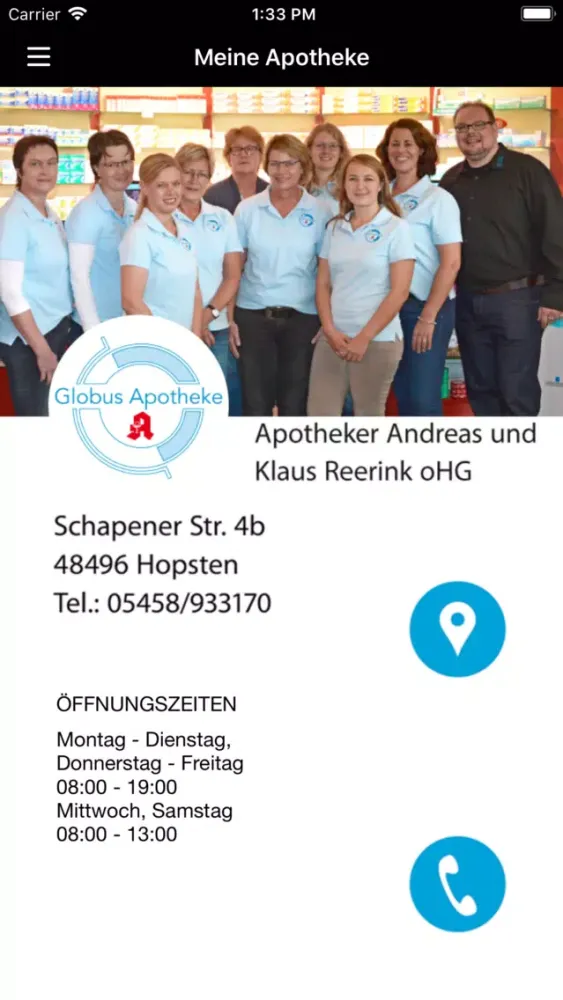 Globus-Apotheke - A. Reerink سکرین شاٹس