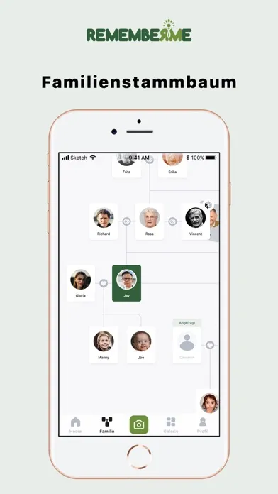Captures d'écran de RememberMe App
