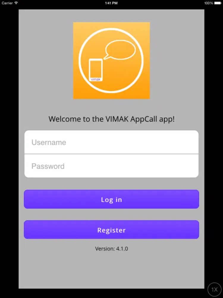 VIMAK AppCall iPad  স্ক্রিনশট