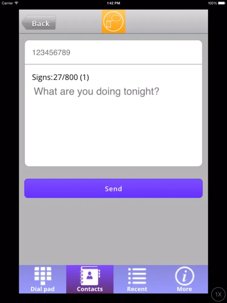 VIMAK AppCall iPad  স্ক্রিনশট