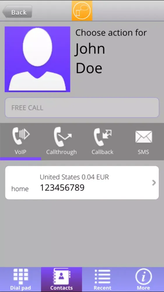 VIMAK AppCall স্ক্রিনশট