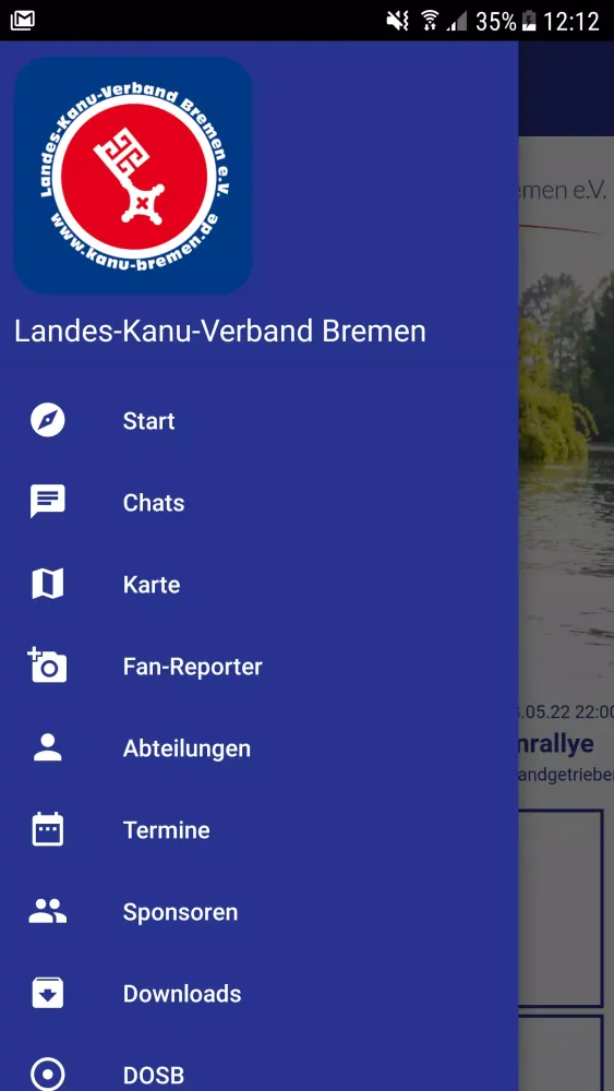 Capturas de pantalla de Landes-Kanu-Verband Bremen