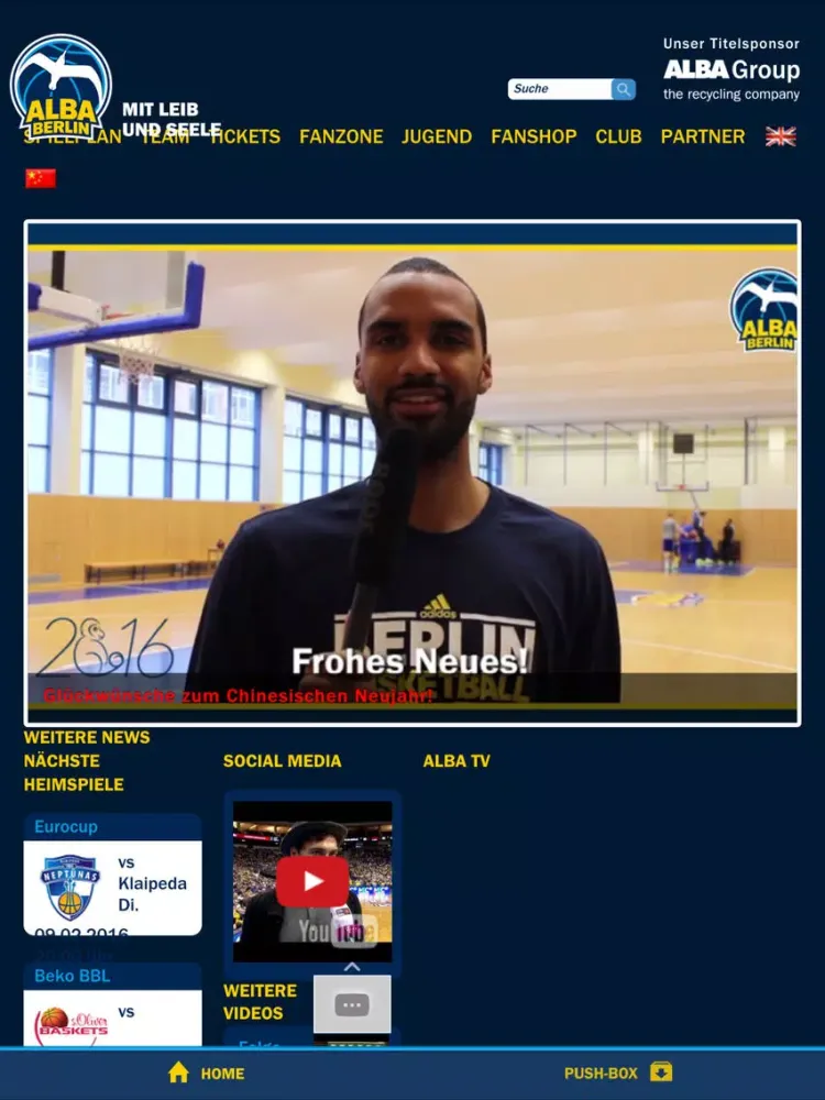 Capturas de tela do ALBA BERLIN iPad 