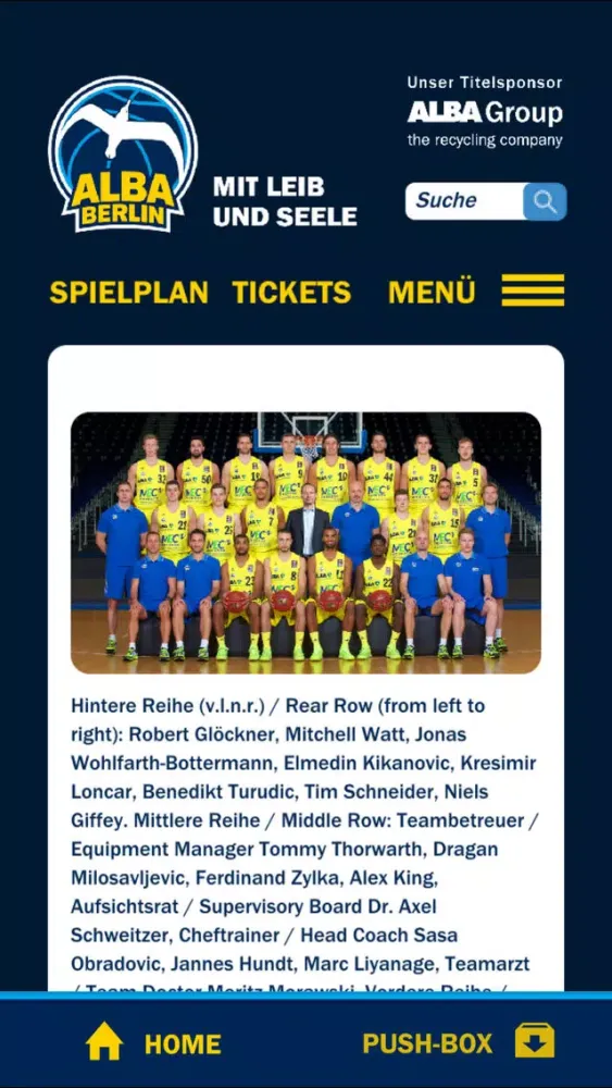 Capturas de tela do ALBA BERLIN