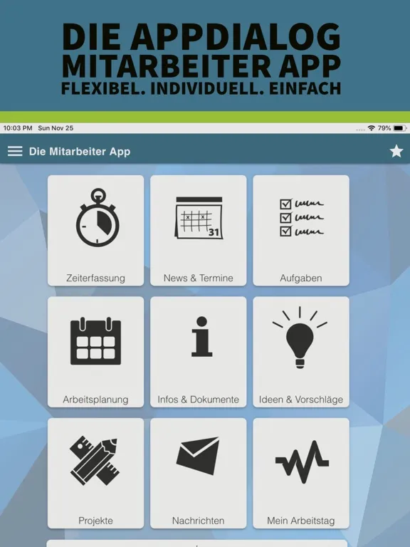 تصاویر Die Mitarbeiter App iPad 