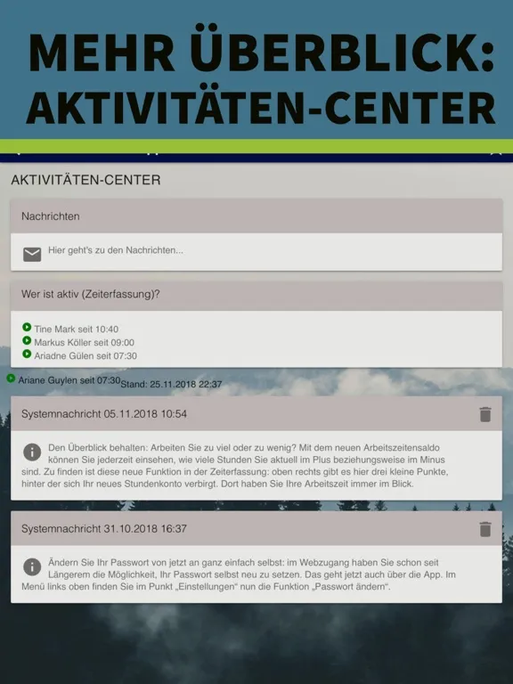 تصاویر Die Mitarbeiter App iPad 
