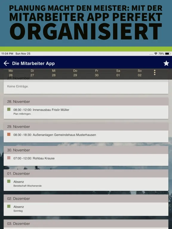 تصاویر Die Mitarbeiter App iPad 
