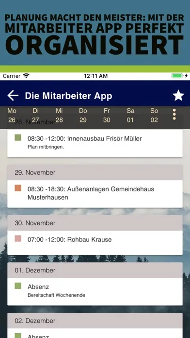 تصاویر Die Mitarbeiter App