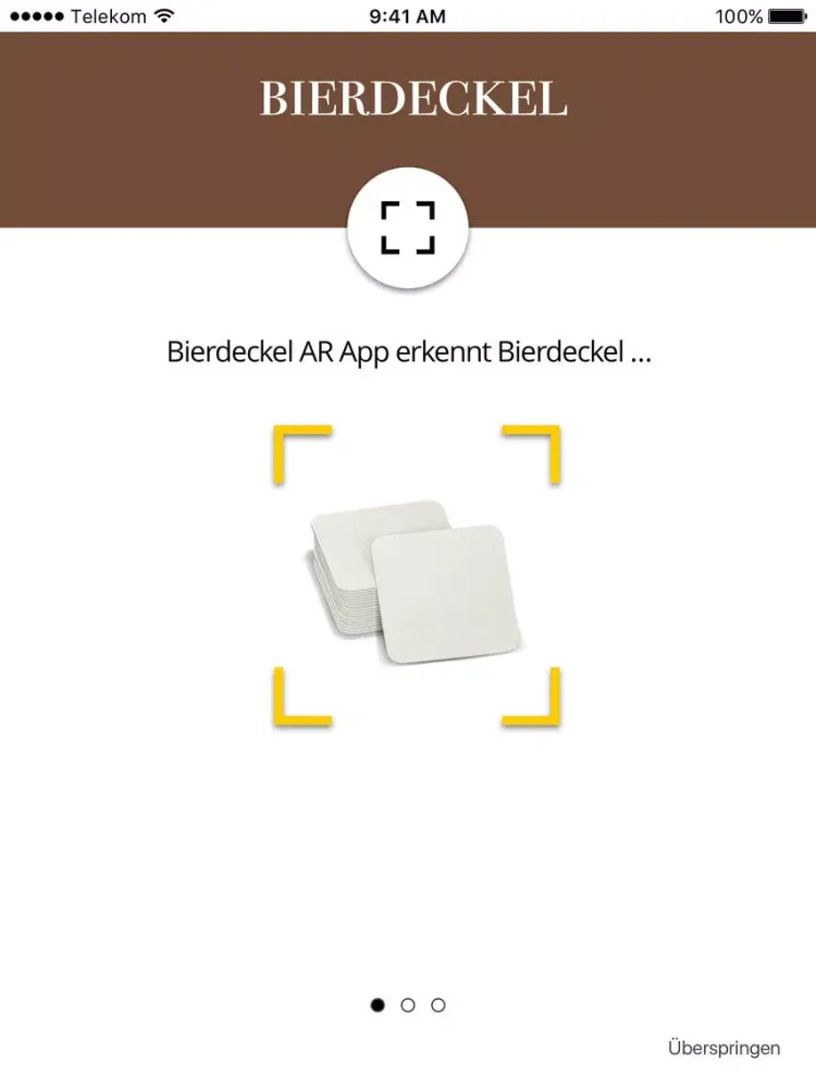 Скриншоты Bierdeckel AR iPad 