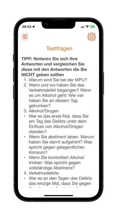 Captures d'écran de MPU Tipps