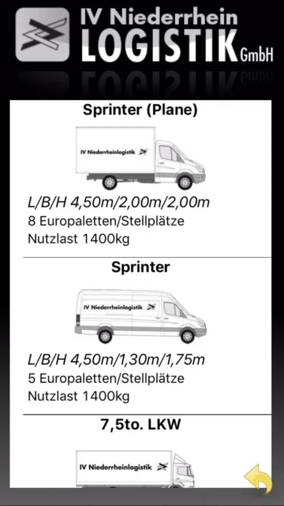 Zrzuty ekranu Niederrheinlogistik