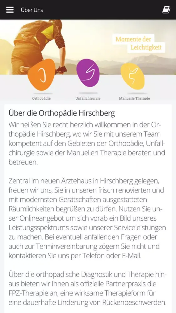Orthopädie Hirschberg سکرین شاٹس