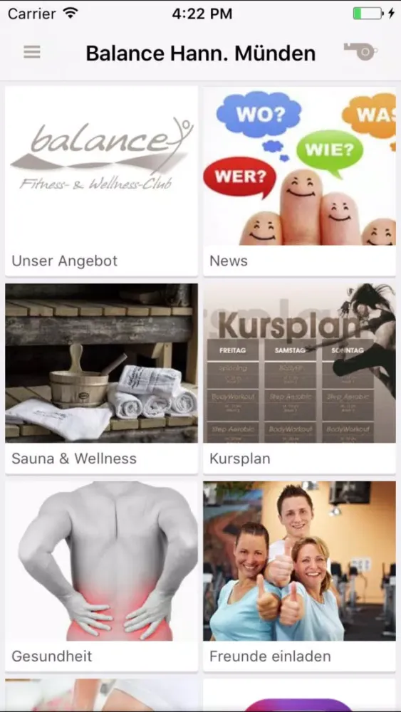 Capturas de tela do Balance Hann. Münden