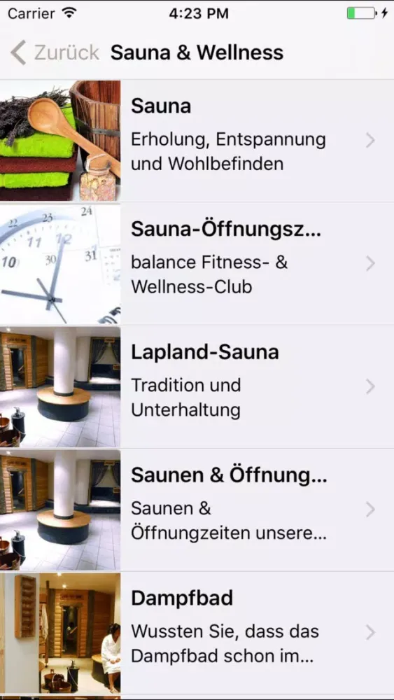 Capturas de tela do Balance Hann. Münden