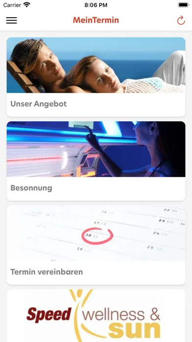 MeinTermin Ekran Görüntüleri