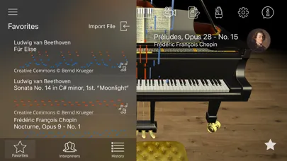 Zrzuty ekranu Visual Piano