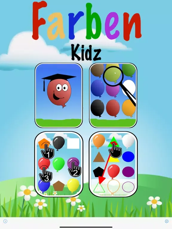 Capturas de tela do Farben Kidz VPP iPad 