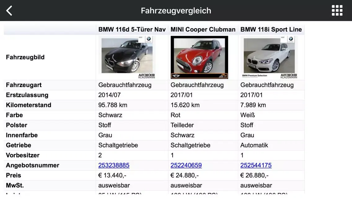 Auto Becker Klausmann سکرین شاٹس