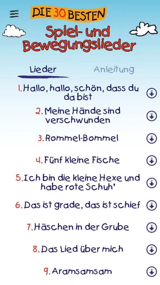 Die 30 besten Spiel- und Bewegungslieder-Videos স্ক্রিনশট