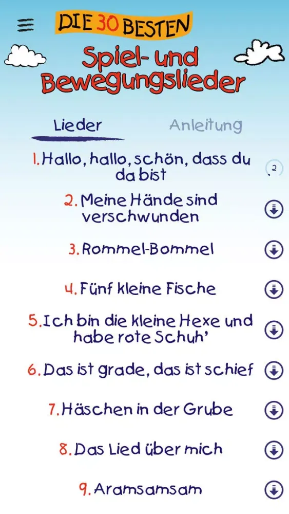Die 30 besten Spiel- und Bewegungslieder-Videos স্ক্রিনশট