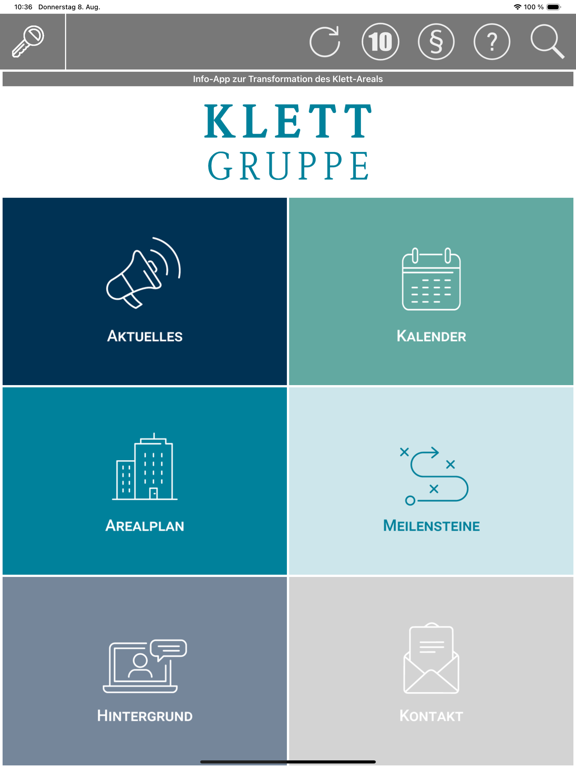 Klett Gruppe iPad  Screenshots