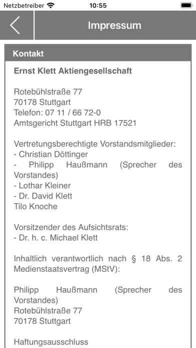 Klett Gruppe Screenshots