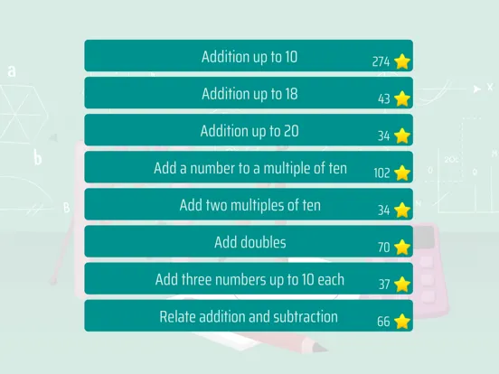First grade Math - Addition iPad  স্ক্রিনশট