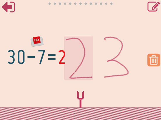 Capturas de tela do First grade Math - Subtraction iPad 
