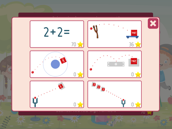 Capturas de tela do First grade Math - Subtraction iPad 