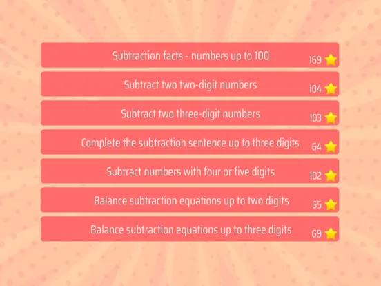 Third grade Math - Subtraction iPad  Ekran Görüntüleri
