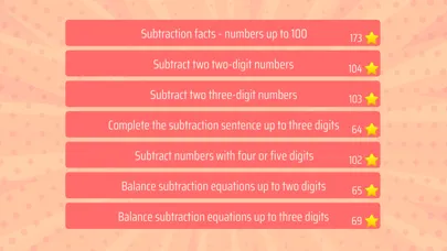 Third grade Math - Subtraction Ekran Görüntüleri