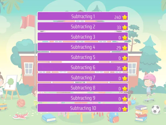 تصاویر Subtraction Skill Builders iPad 