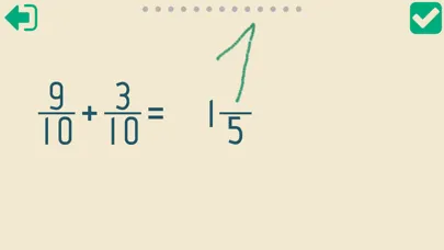 Captures d'écran de Mathe 6. Klasse