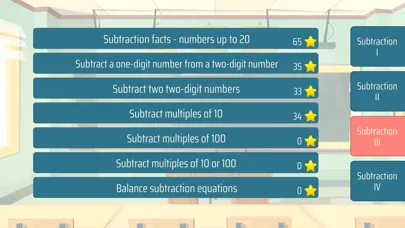 Tangkapan skrin Subtraction Math Trainer
