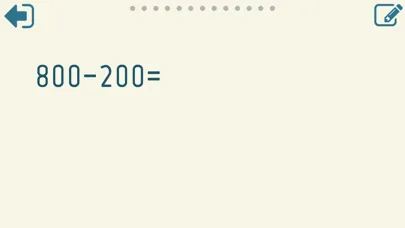 Tangkapan skrin Subtraction Math Trainer