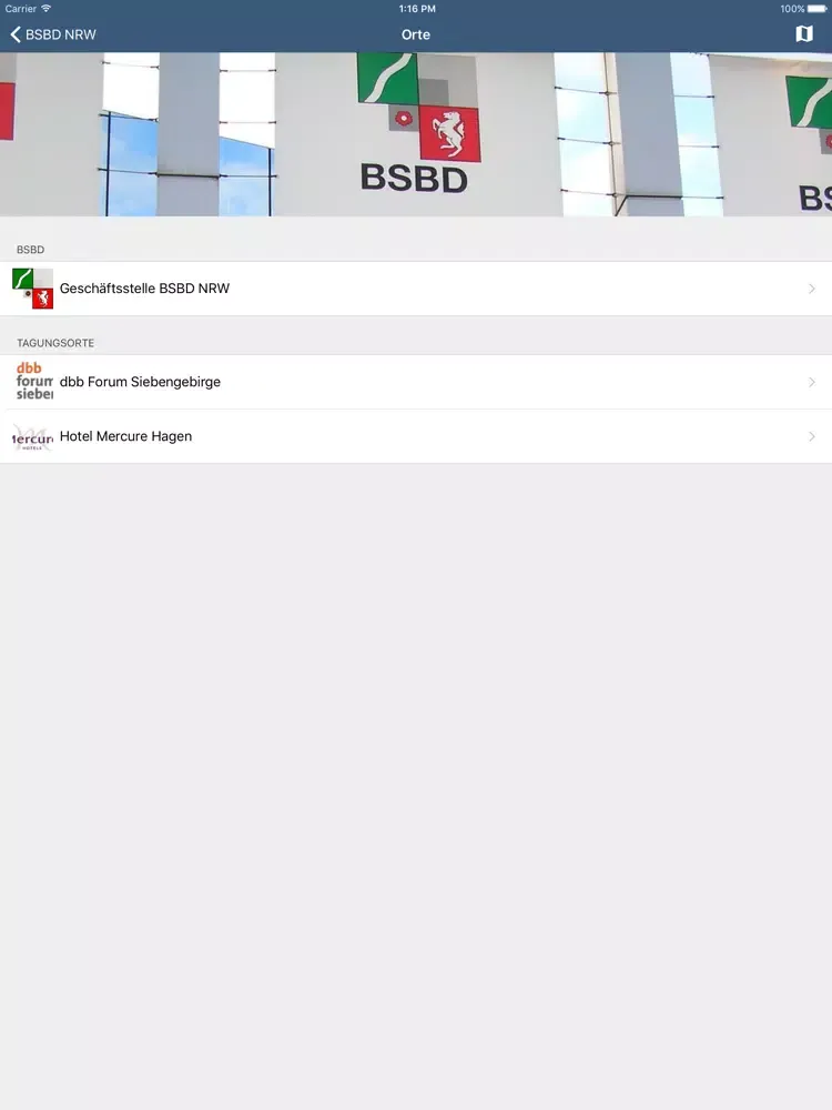 BSBD NRW e.V. iPad 应用截图