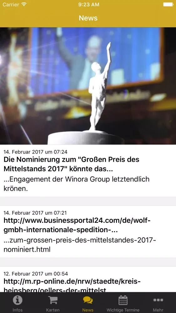 Mittelstandspreis应用截图