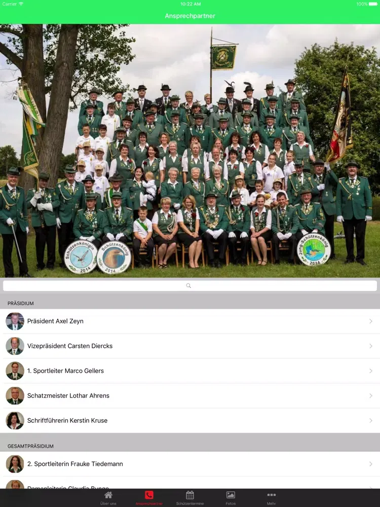 Capturas de tela do Schützenverein Hittbergen iPad 
