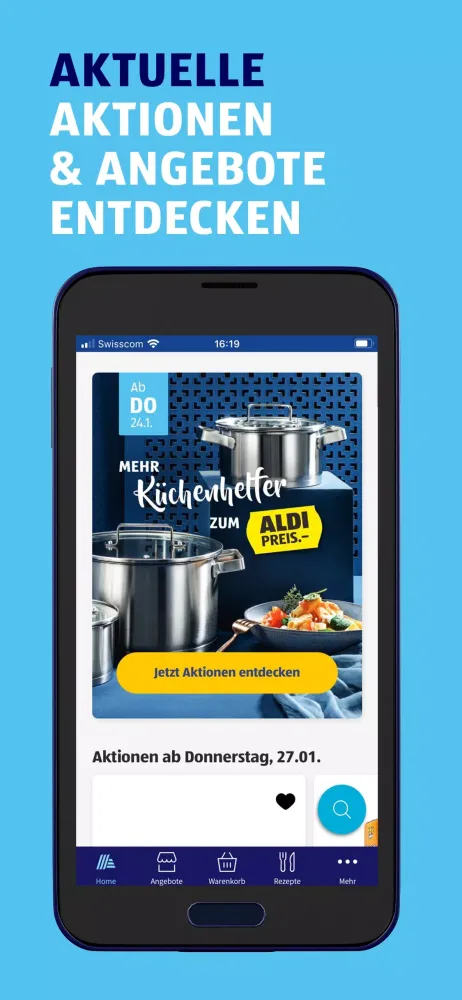 ALDI SUISSE Screenshots