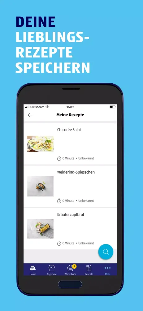 ALDI SUISSE Screenshots