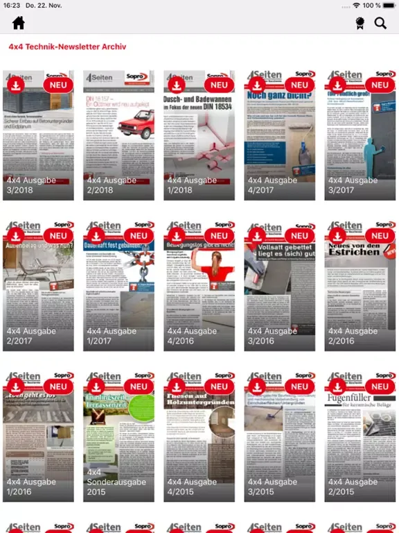 Zrzuty ekranu Sopro iPad 