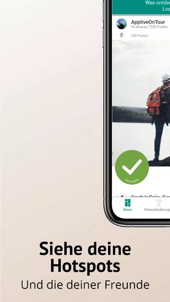 Скриншоты Apptive: Deine echten Hotspots