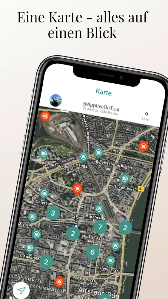 Скриншоты Apptive: Deine echten Hotspots
